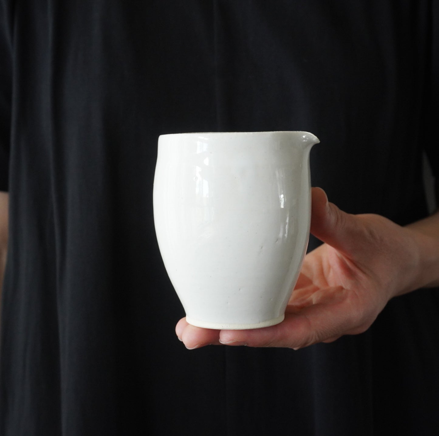 K-48- 茶海 白釉