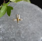N-08- 3seeds Earring silver（シングル）