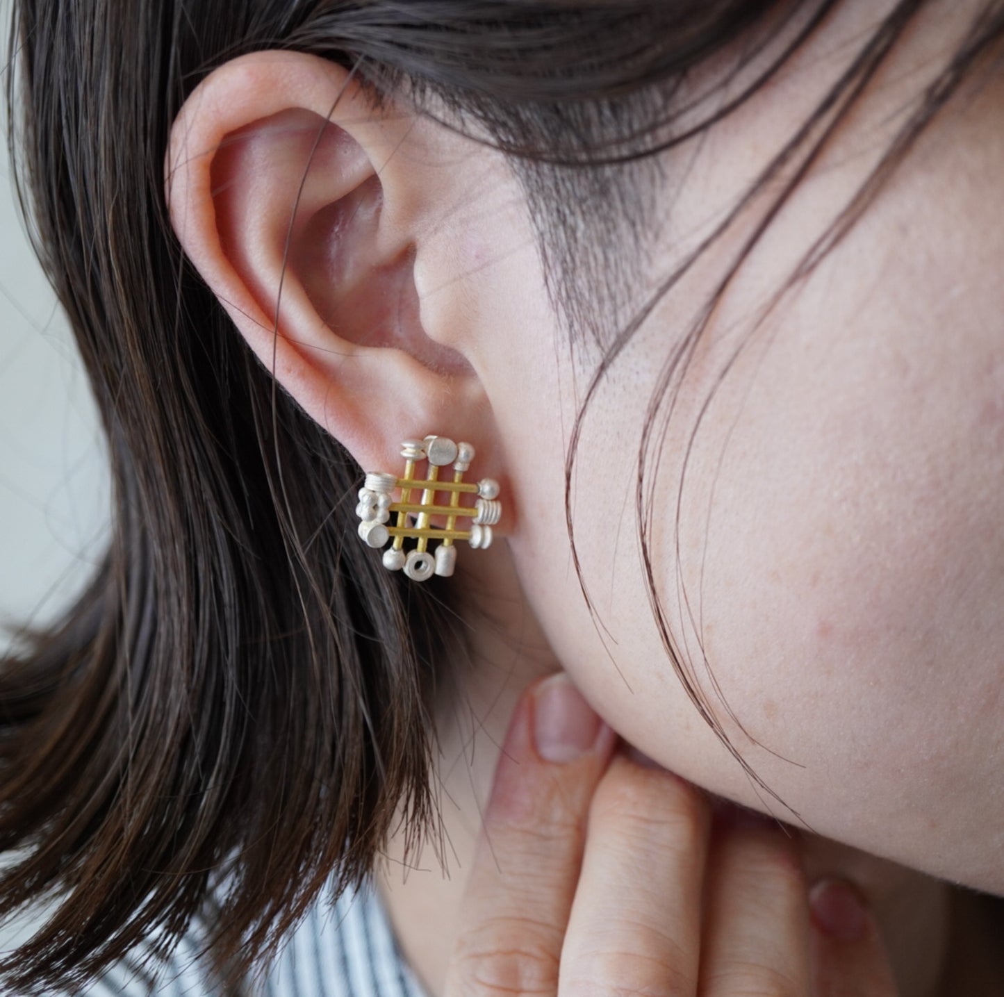 N-01- Mixed Seeds Pierce silver（シングル）
