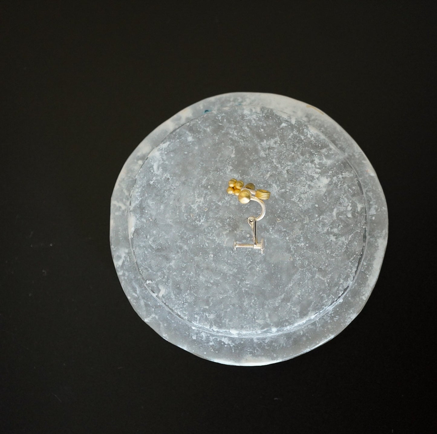 N-07- 4seeds Earring bronze（シングル）