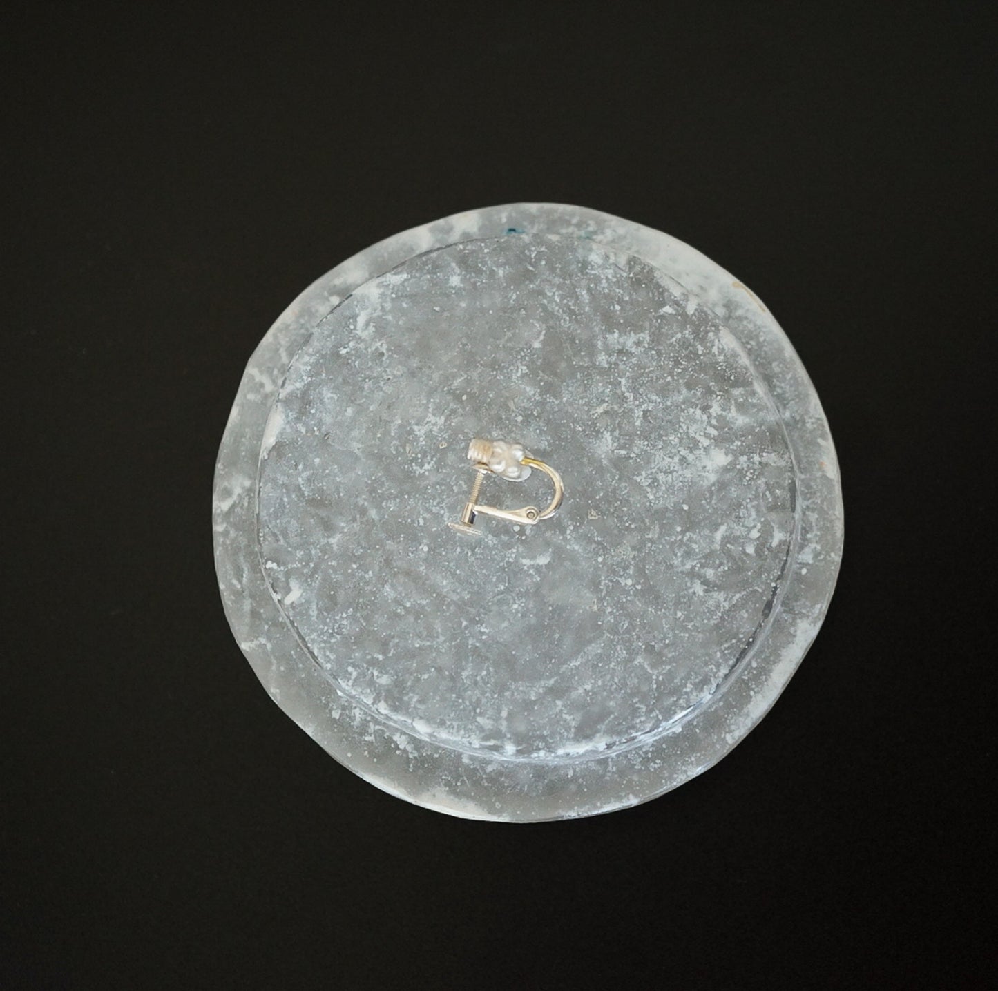 N-08- 3seeds Earring silver（シングル）