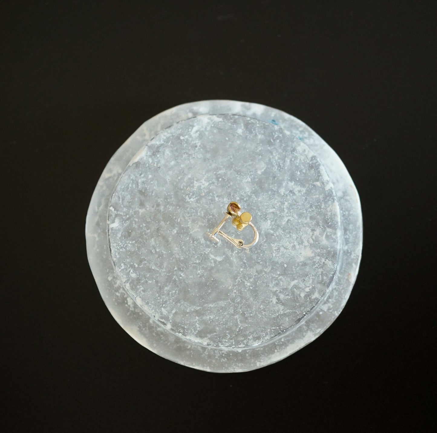 N-09- 3seeds Earring bronze（シングル）