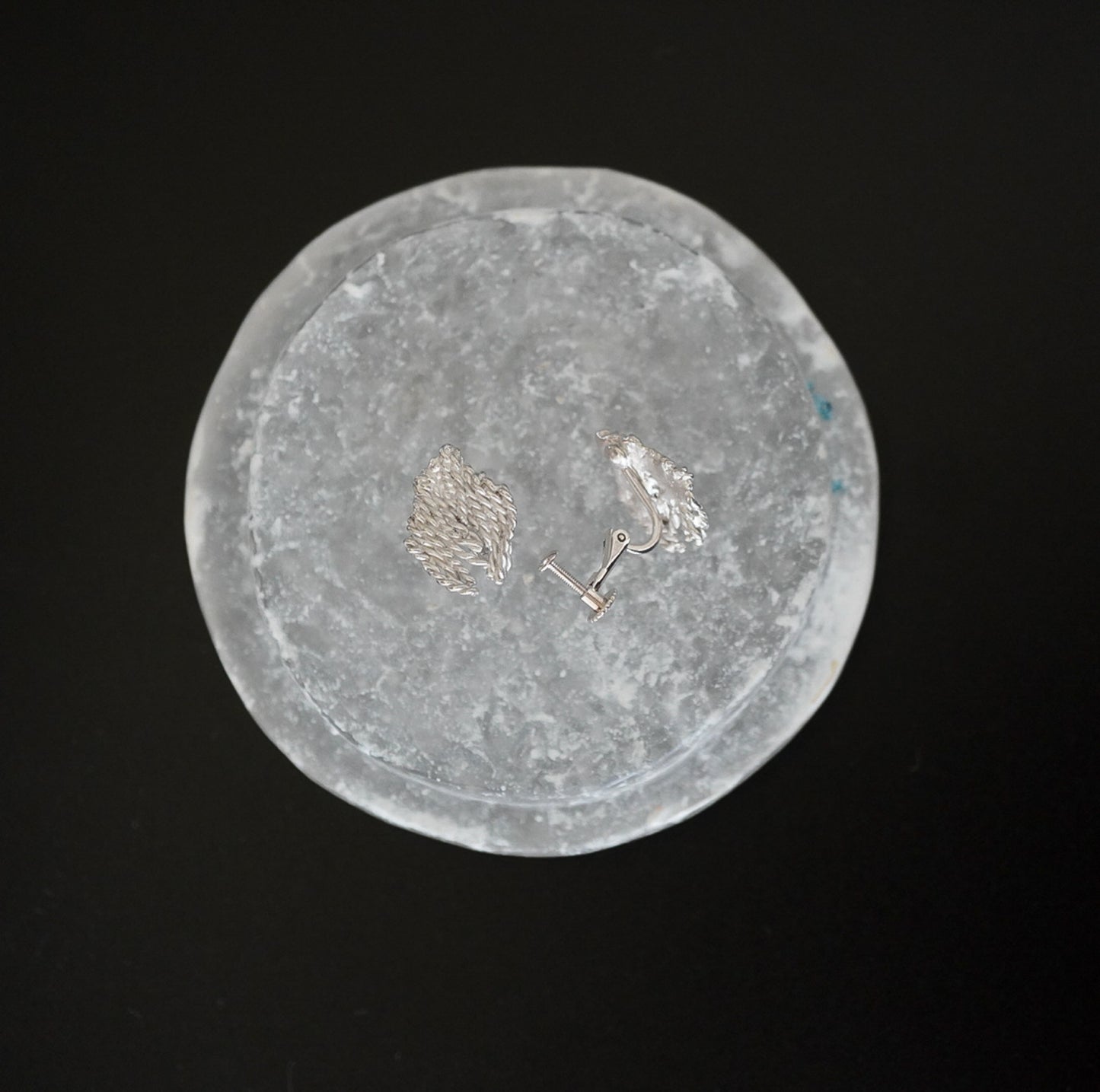 N-63- fusa Earring S silver