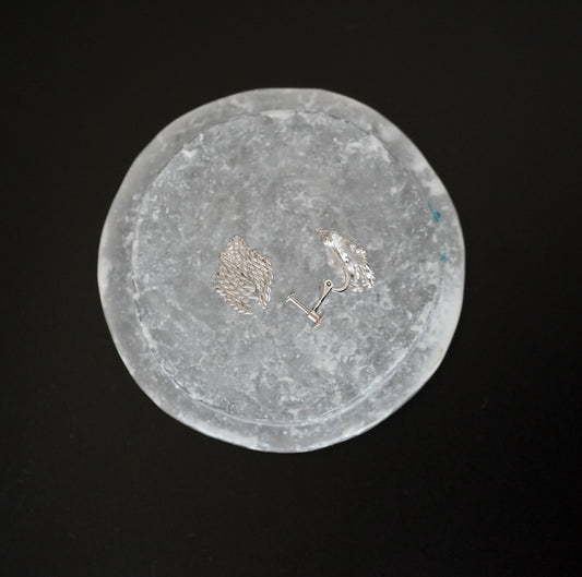 N-63- fusa Earring S silver