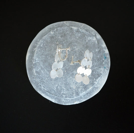 N-75- Flutter Earring silver