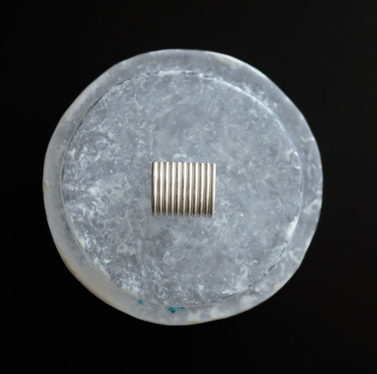 N-51- Line Earring wide siver（シングル）