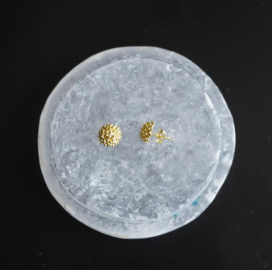 N-15- つぶの花ピアスS brass