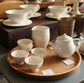 K-46- 茶壺 白釉