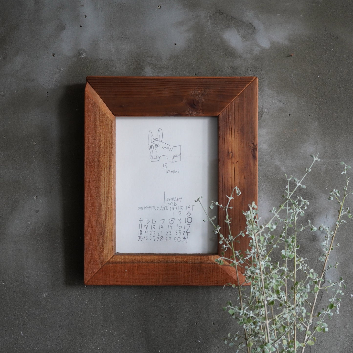 62muni(ムニ)2026カレンダー