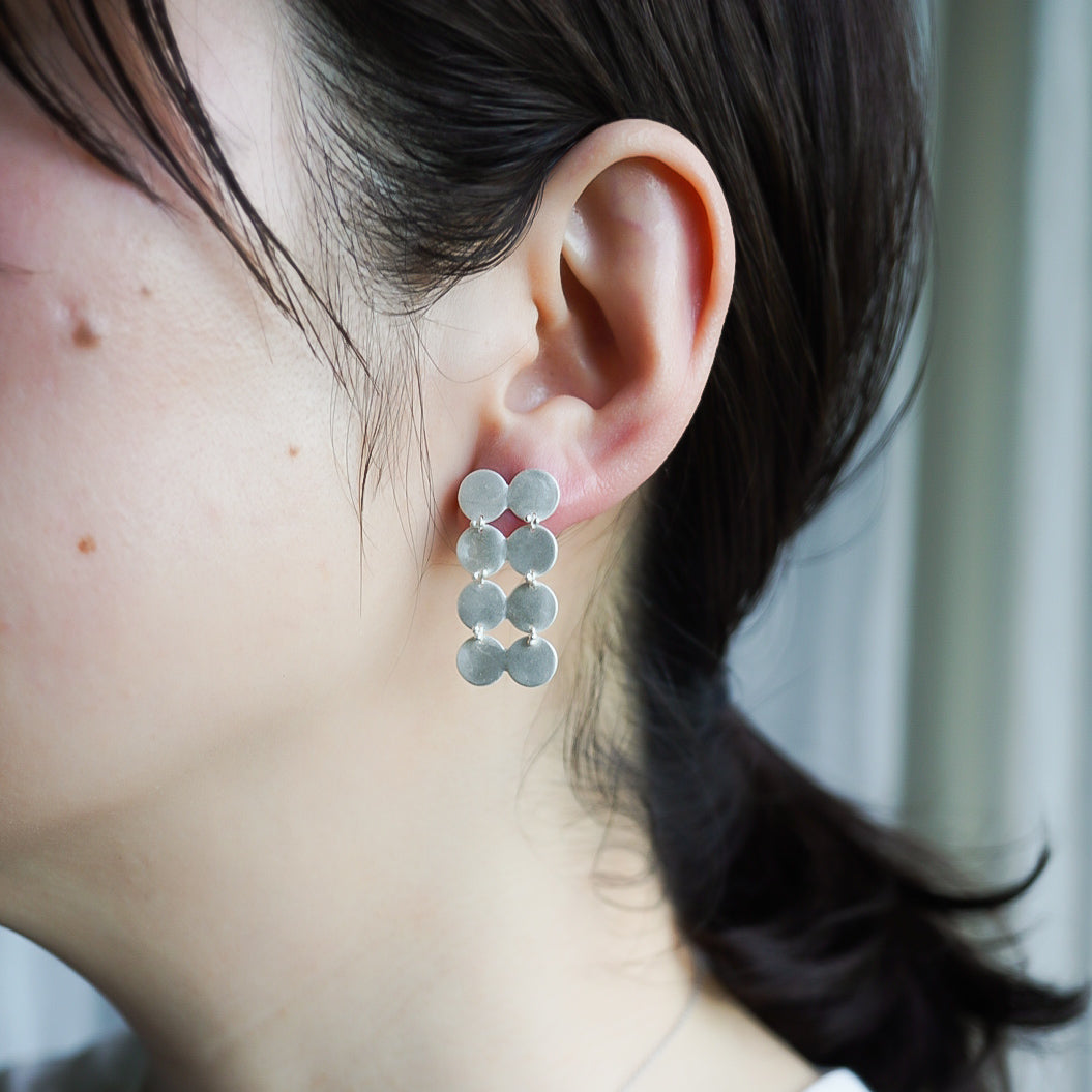 N-74- Flutter Pierce silver