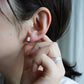 N-70- Coil Earring S silver