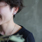 N-39- Pattern Earring マルとカーヴ silver