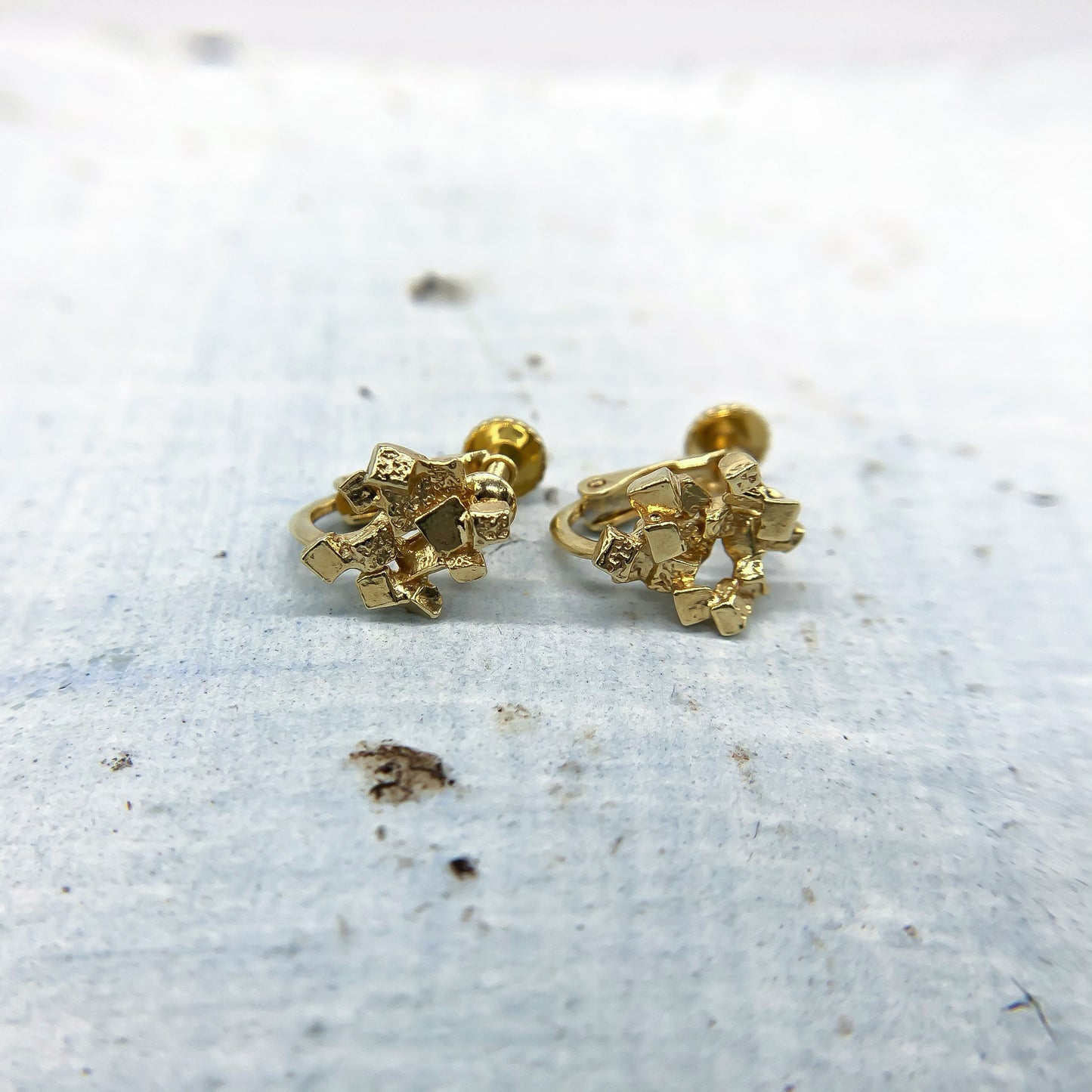 N-25- Prism Earring S brass