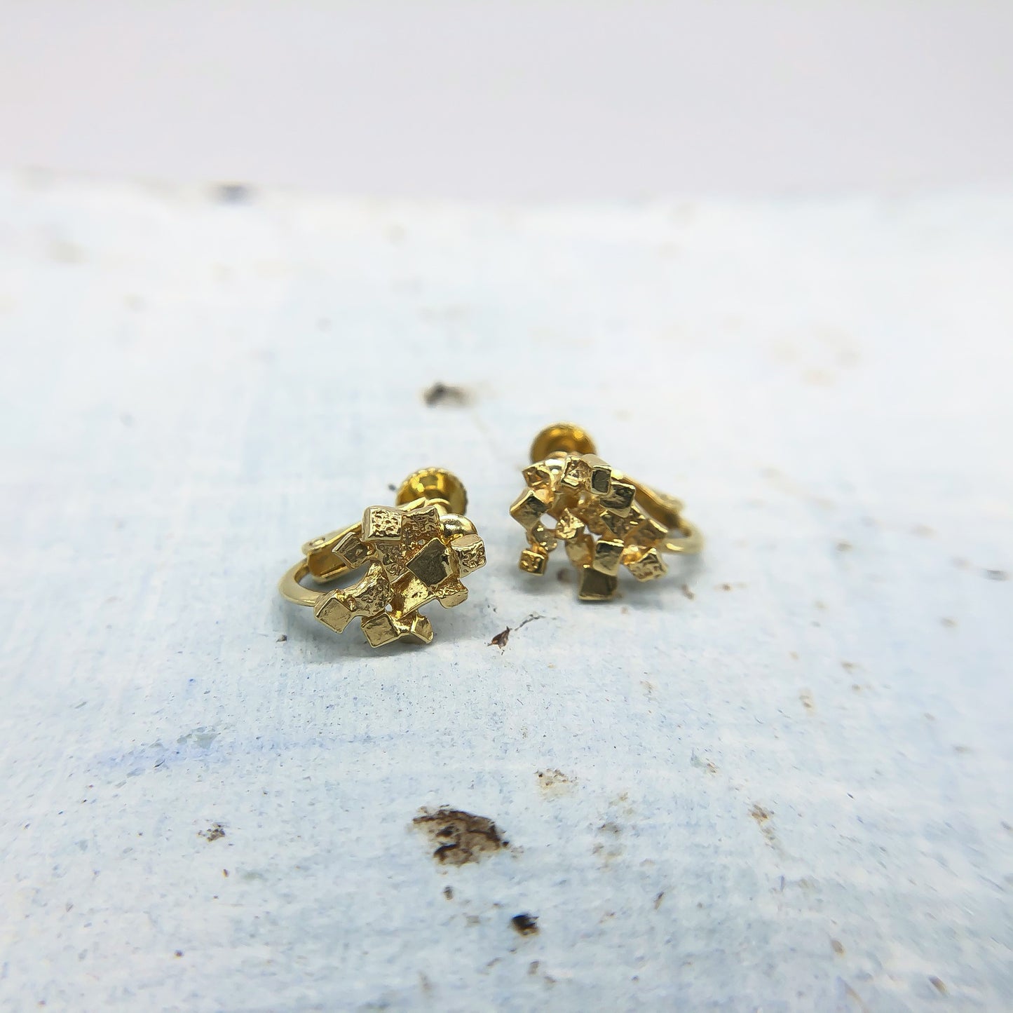 N-25- Prism Earring S brass