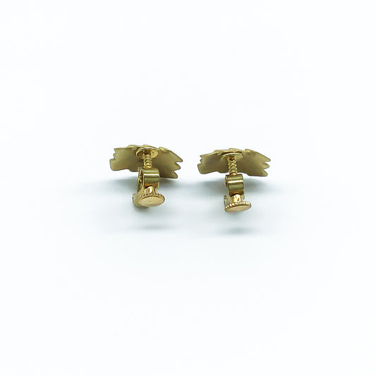 N-37- Pattern Earring ダイケイ bronze