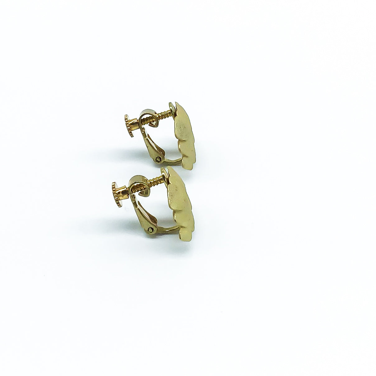N-37- Pattern Earring ダイケイ bronze