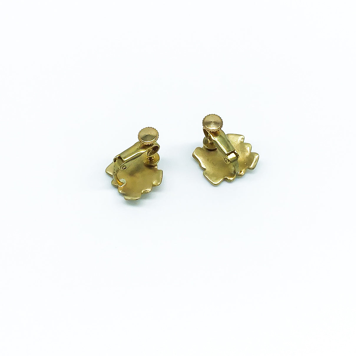 N-37- Pattern Earring ダイケイ bronze