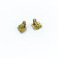 N-37- Pattern Earring ダイケイ bronze