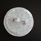 N-39- Pattern Earring マルとカーヴ silver